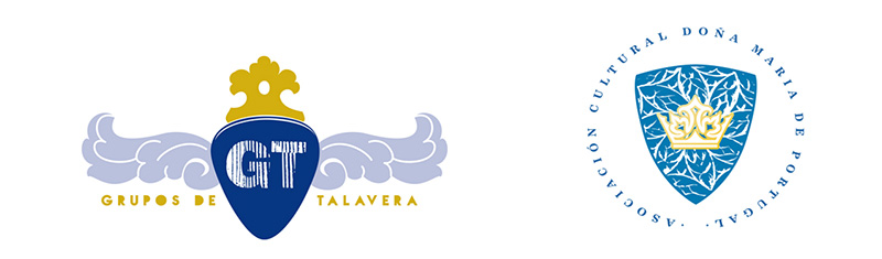 Logos Grupos de Talavera y Asociación Cultural Doña María de Portugal